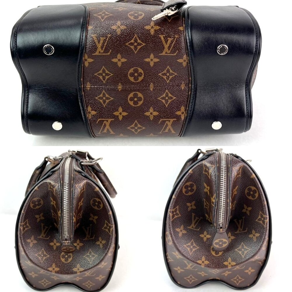 Louis Vuitton Monogram Shine Doc PM Black hand Crossbody Bag - Picture 5 of 10